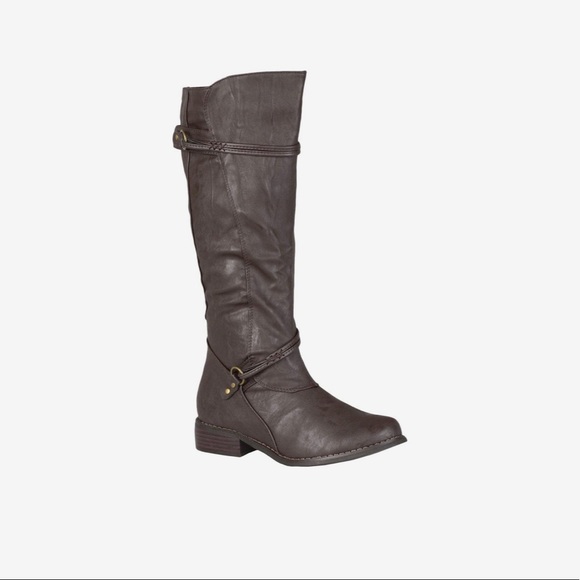 Journey Collection Harley Women's Knee-High Boots - Picture 1 of 8